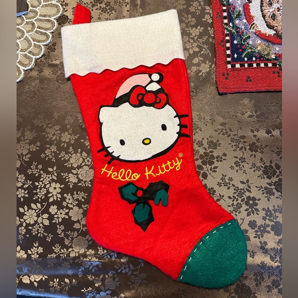 Hello Kitty Christmas Stocking unused but no tags.  Excellent condition.